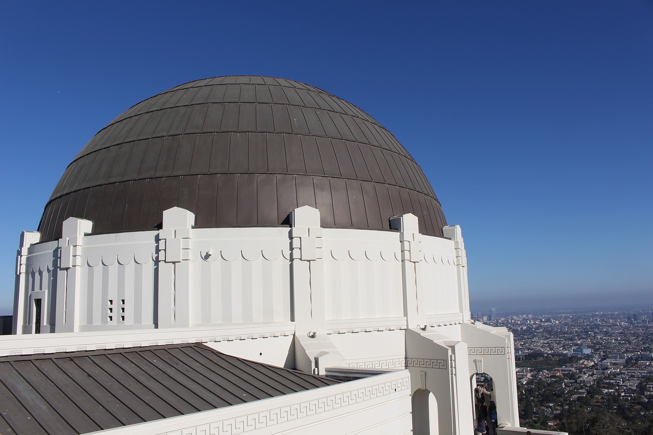 griffith observatory dome sky free photo