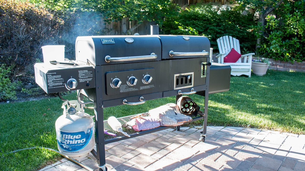 grill backyard bbq free photo