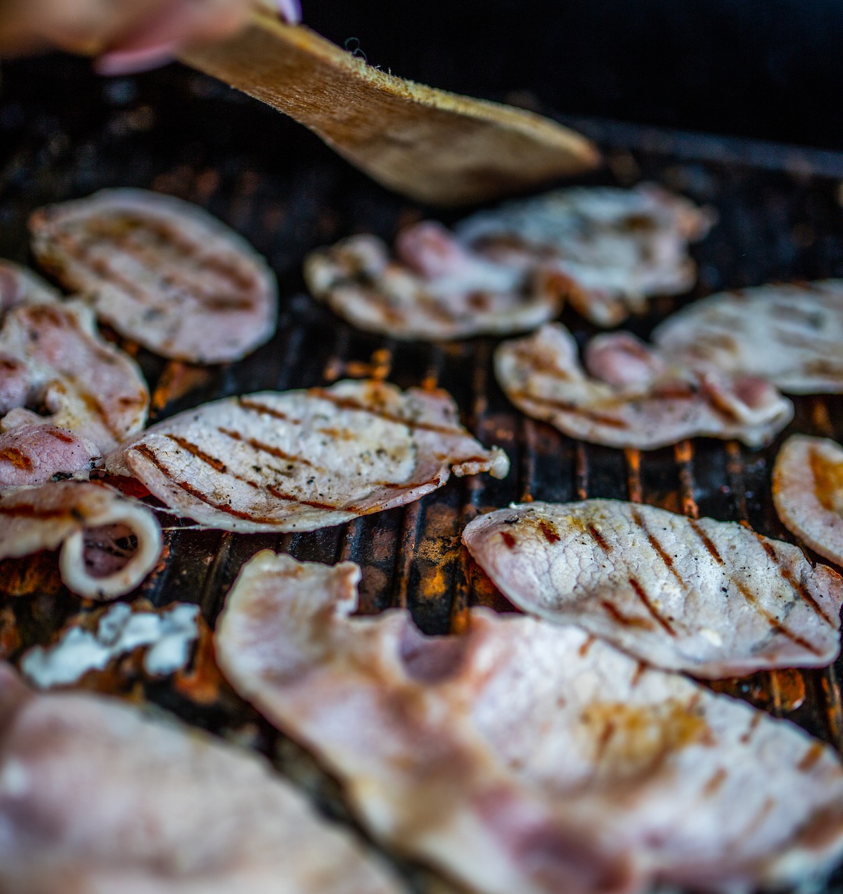 grill barbecue bacon free photo