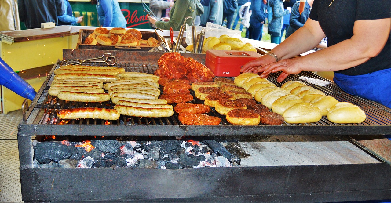 grill folk festival grilling free photo