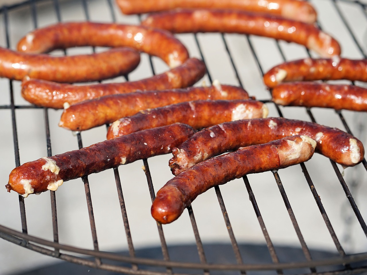 grill sausage barbecue free photo