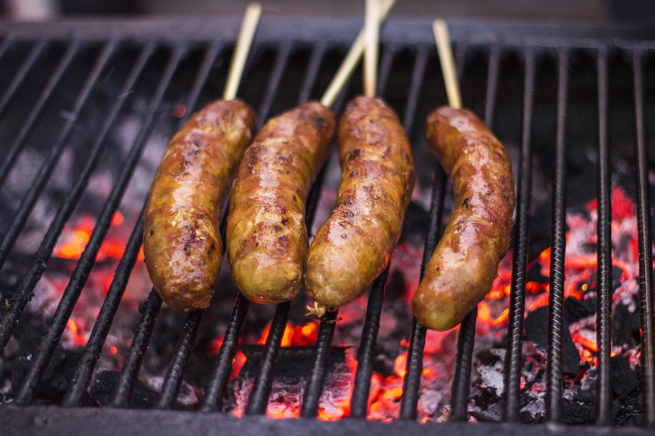grill  sausage  barbecue free photo