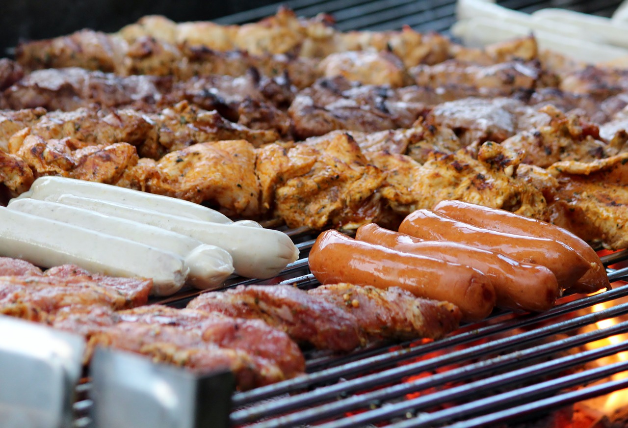 grill grilled meats hot free photo