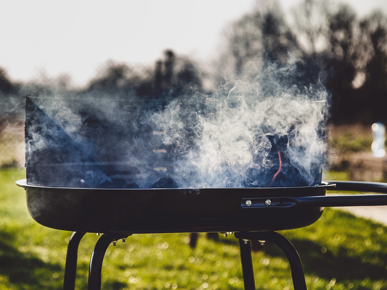grill smoke barbecue free photo