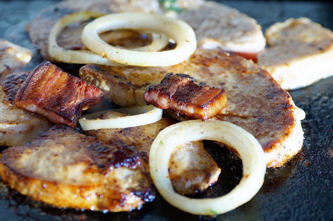 grilled  meat  pork free photo