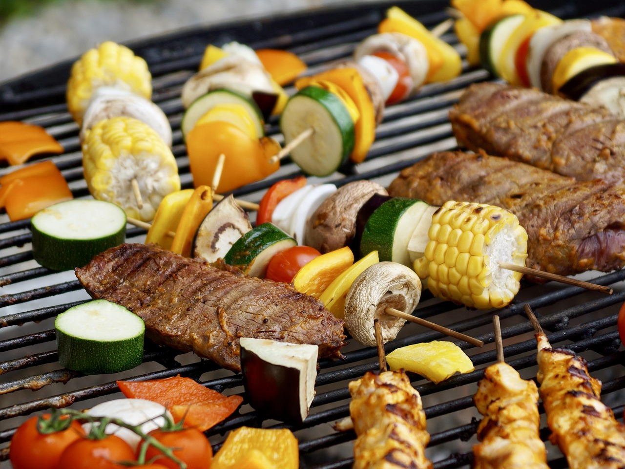 grilling from the tablegrill grilled meats free photo