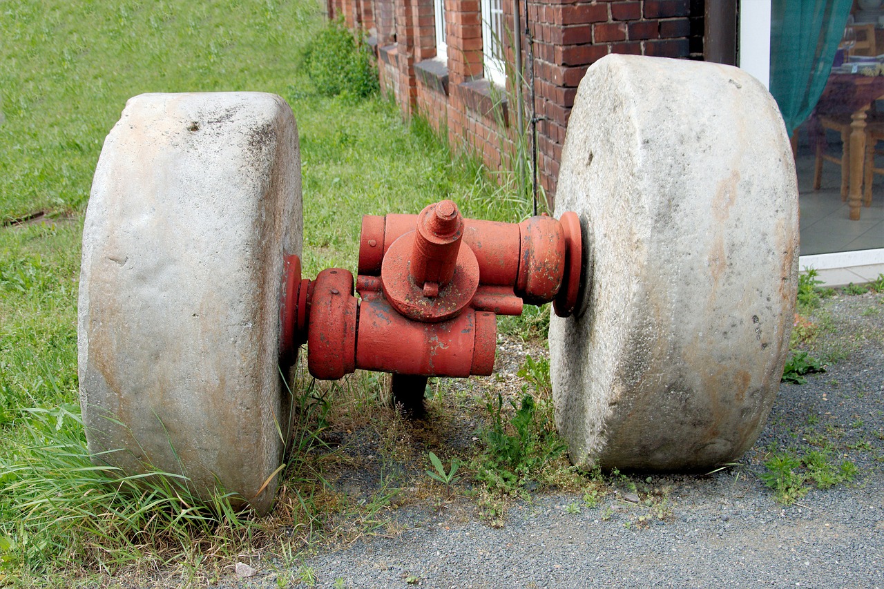 grinder grinding stones historically free photo