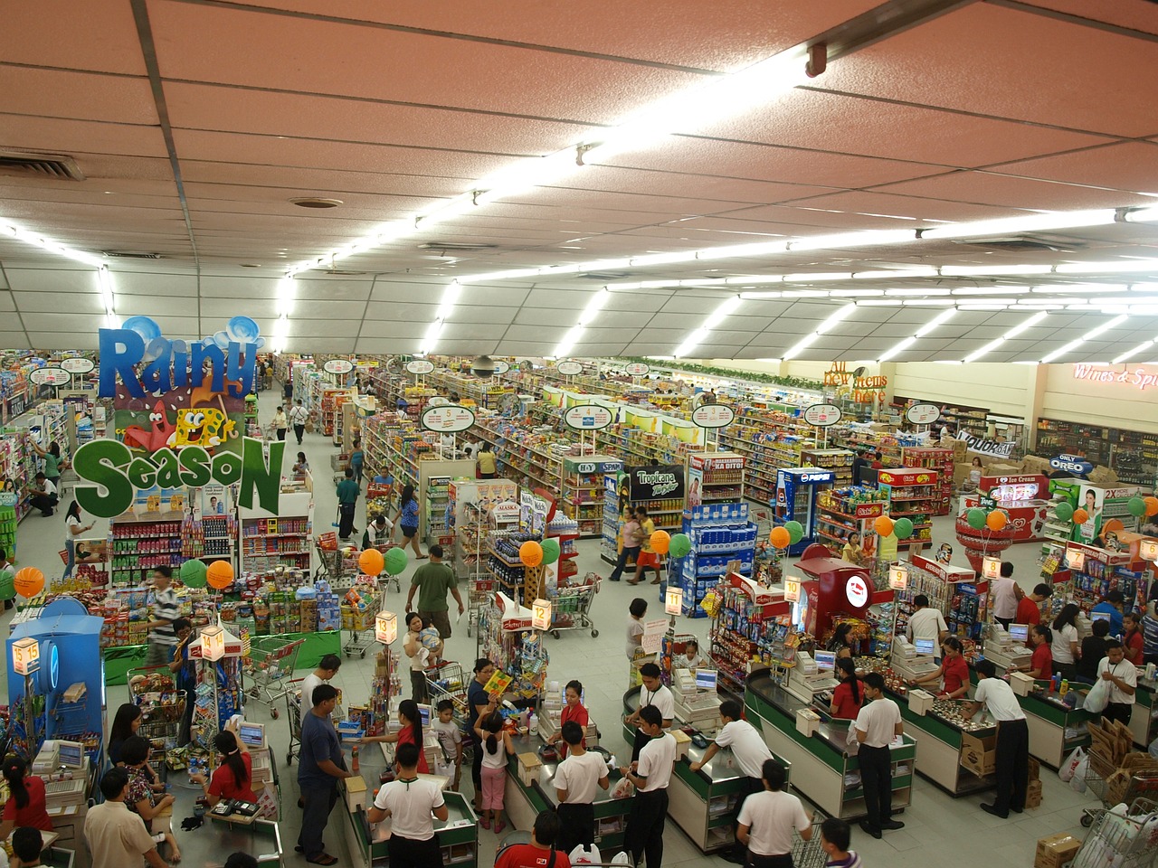 grocery store market free photo