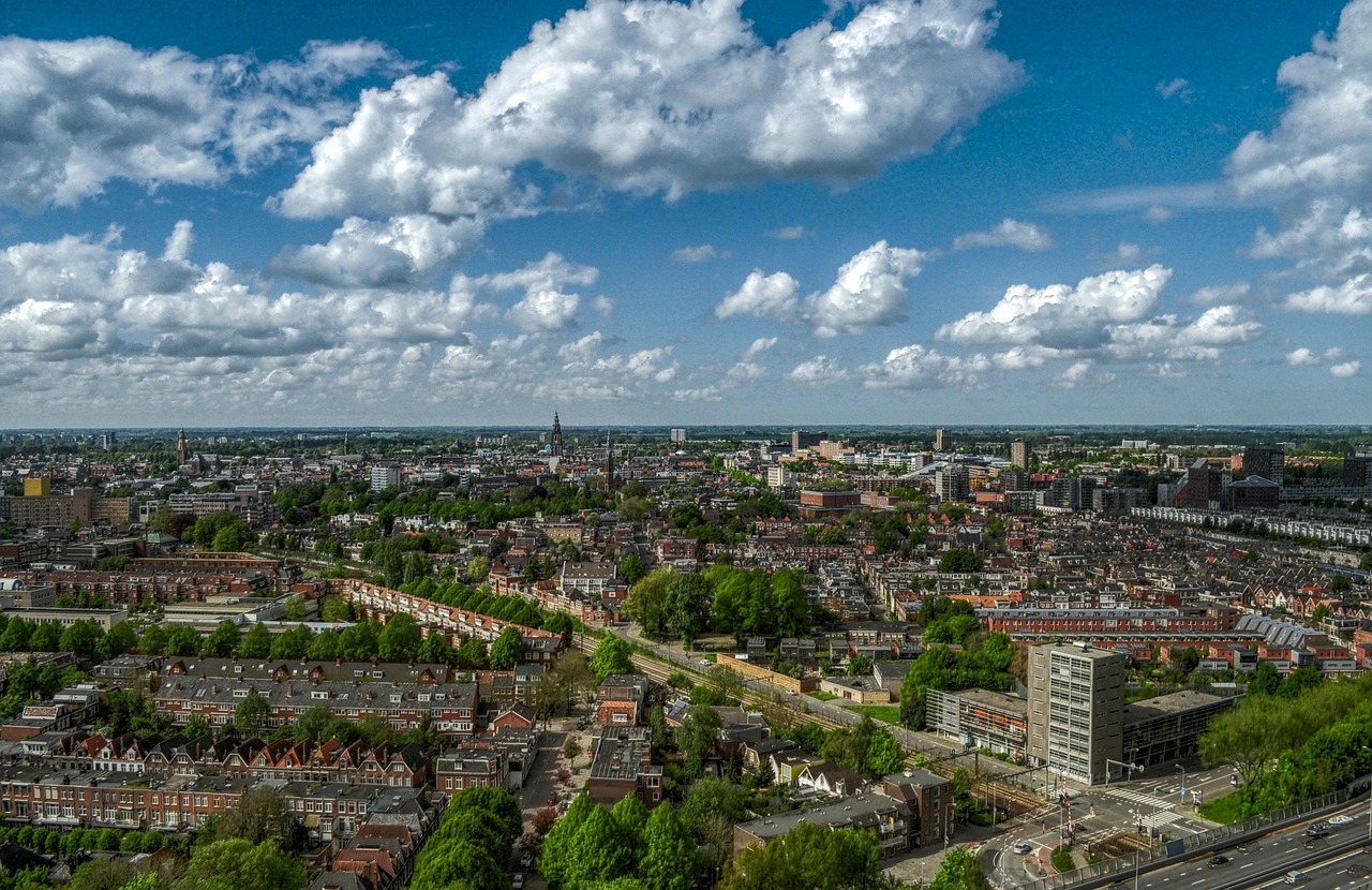 groningen city view free photo