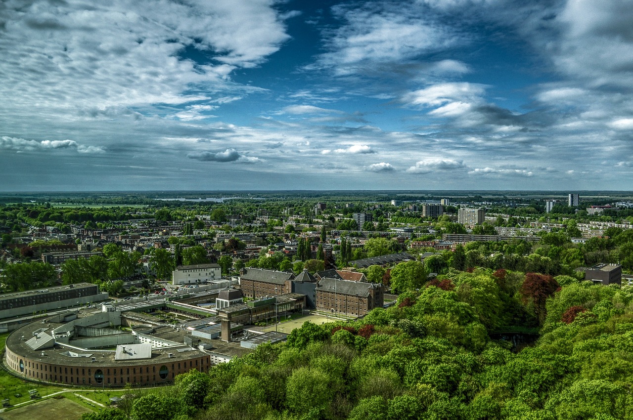 groningen city view free photo