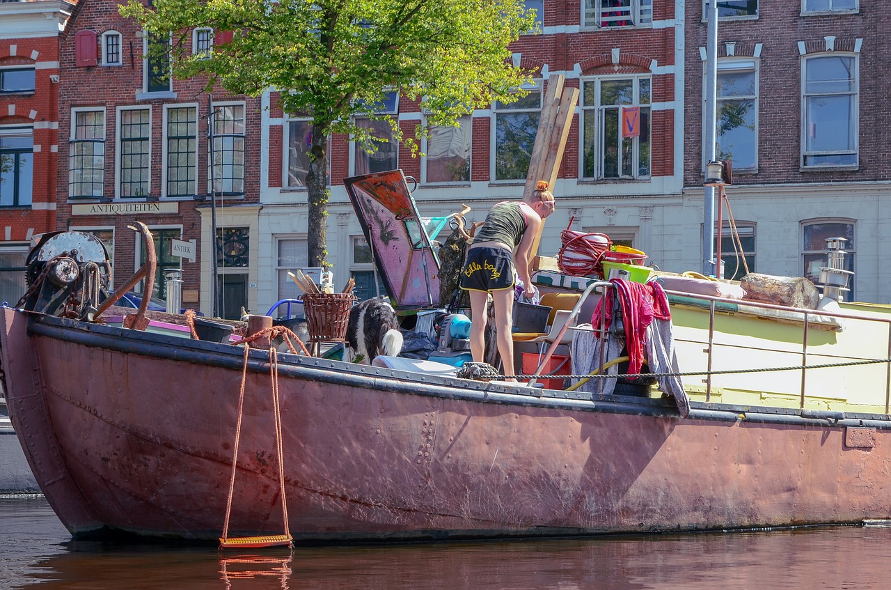 groningen  town  canal free photo