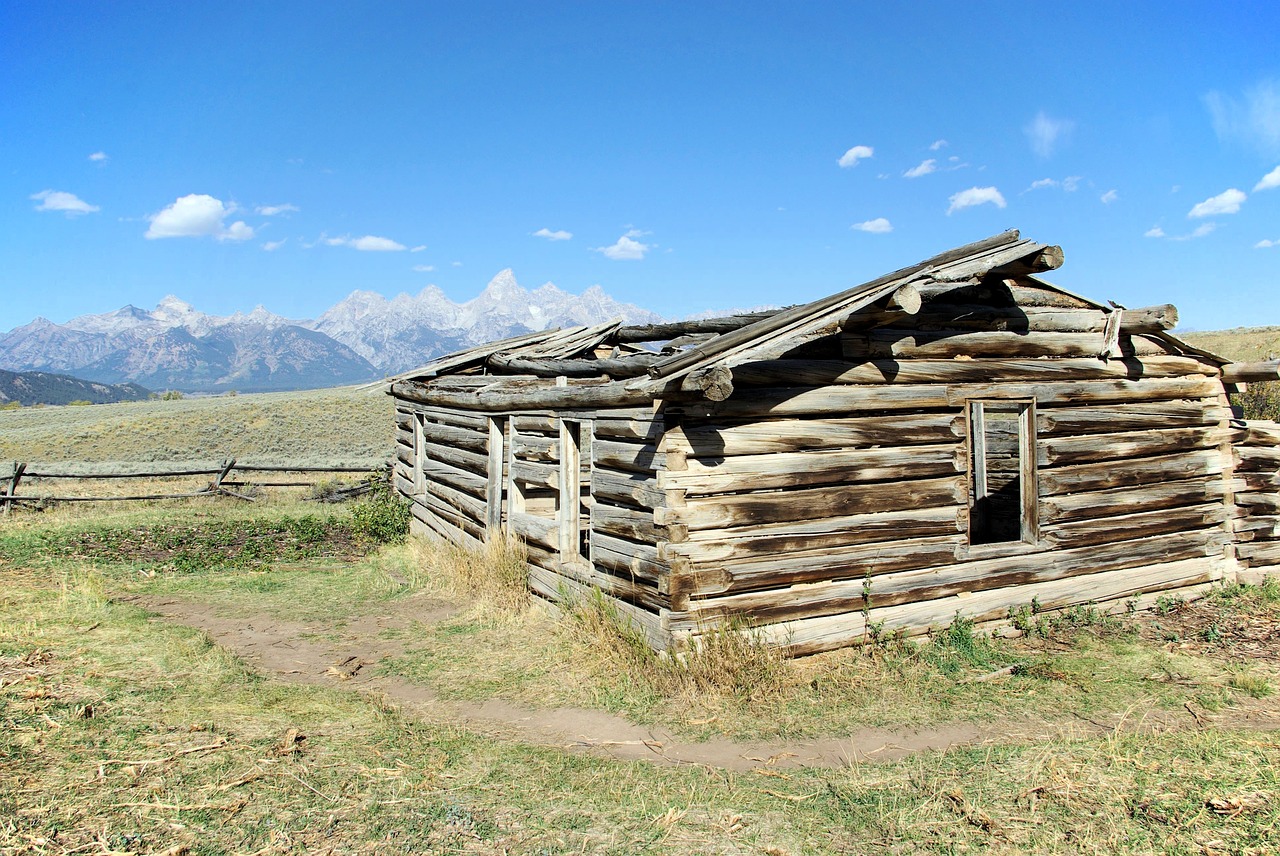 gros ventre cabin  log  cabin free photo