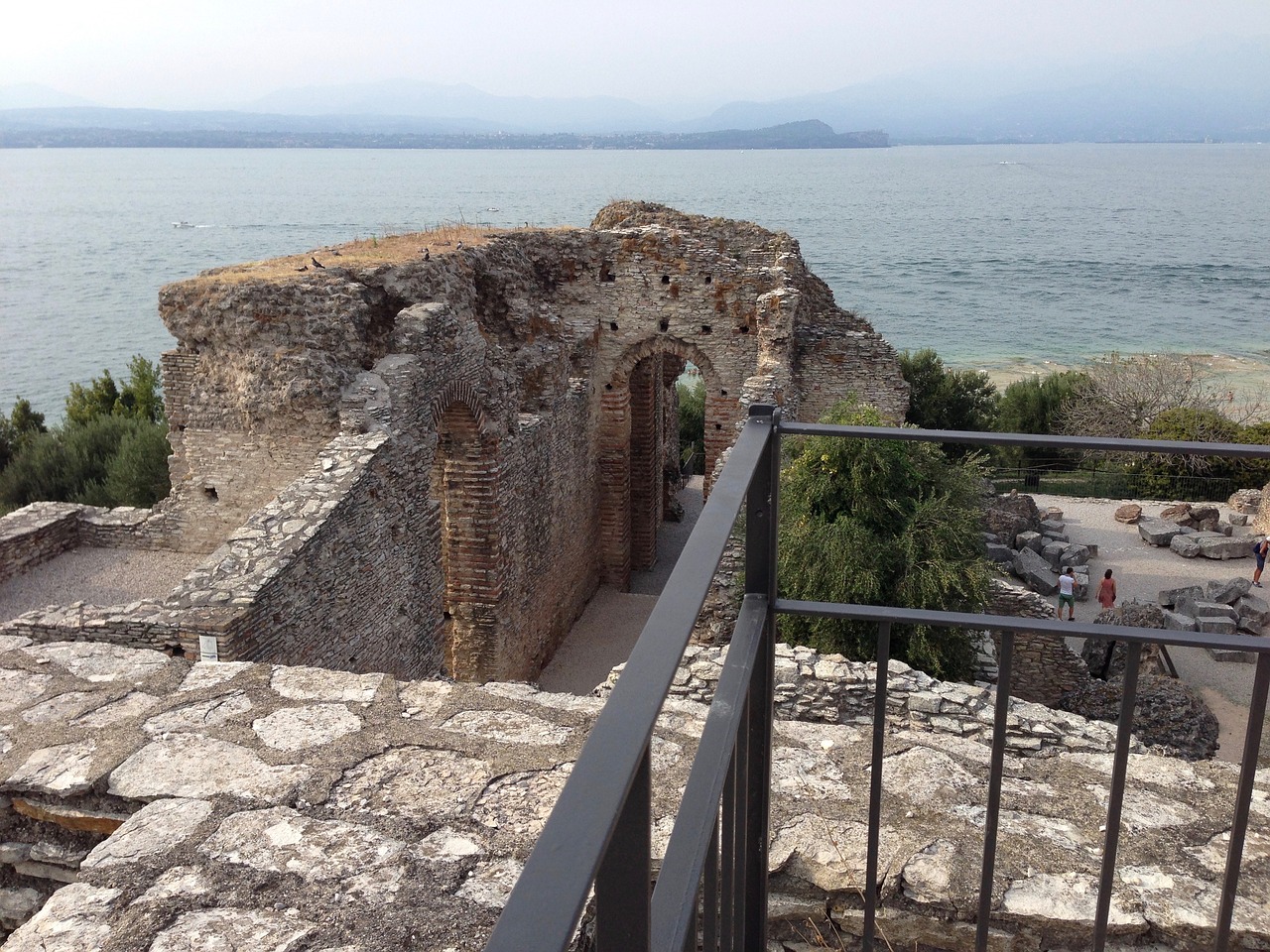 grotto of catullus remains roman city free photo