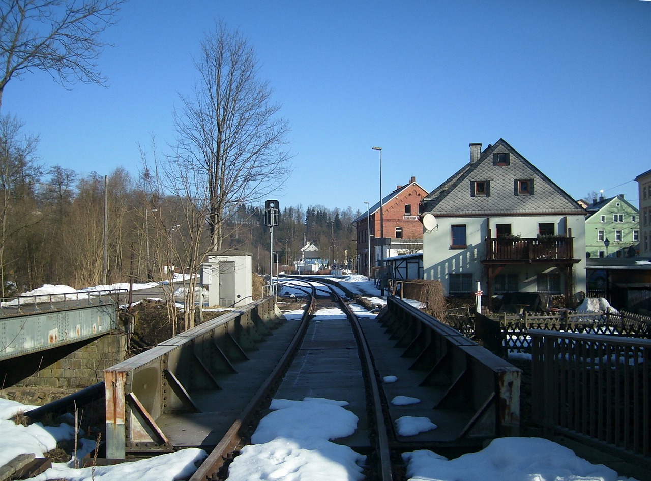 ground rail soft railway tracks free photo