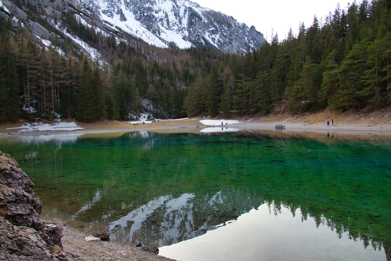 grünersee  styria  walk free photo