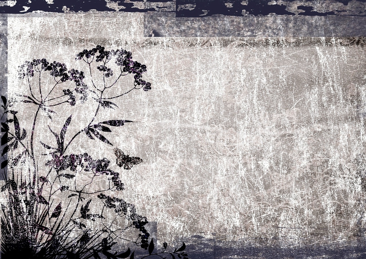 grunge background leaves free photo