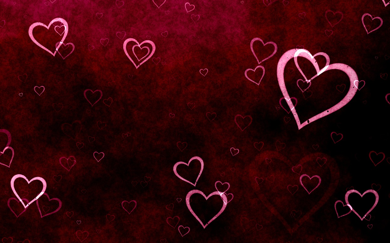 grunge hearts texture free photo