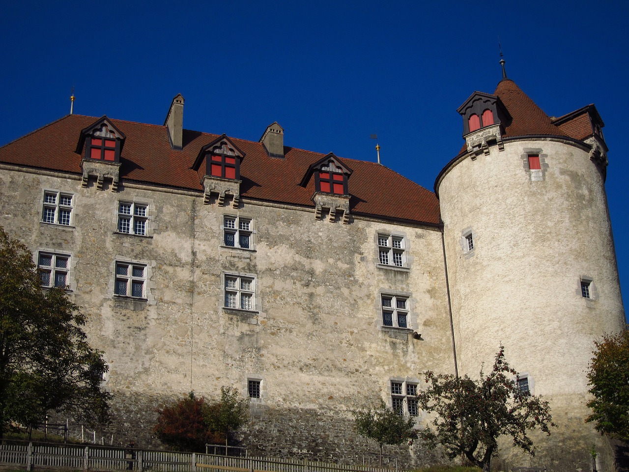 gruyere castle switzerland castle wall free photo