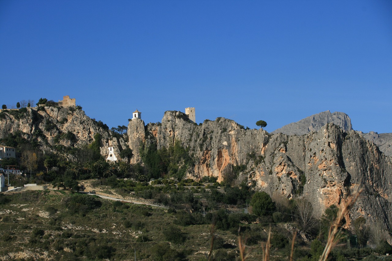 guadalest  spain  landscape free photo