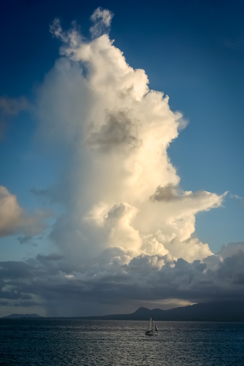 guadeloupe  sea  sky free photo