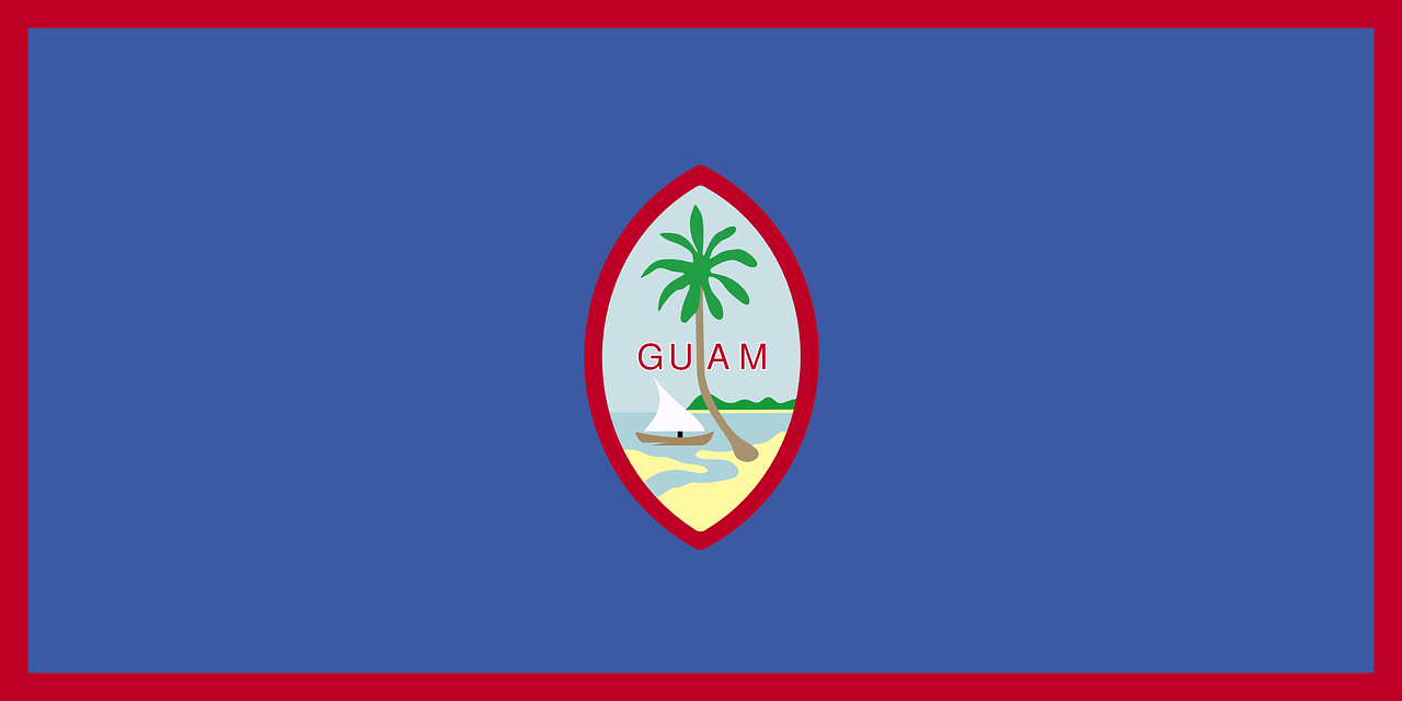 guam flag official free photo