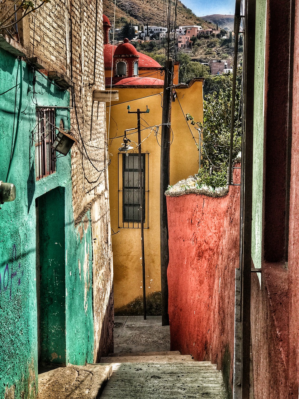 guanajuato mexico street free photo