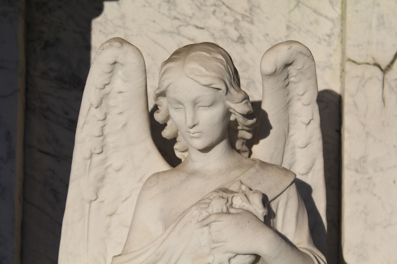 guardian angel angel statue free photo