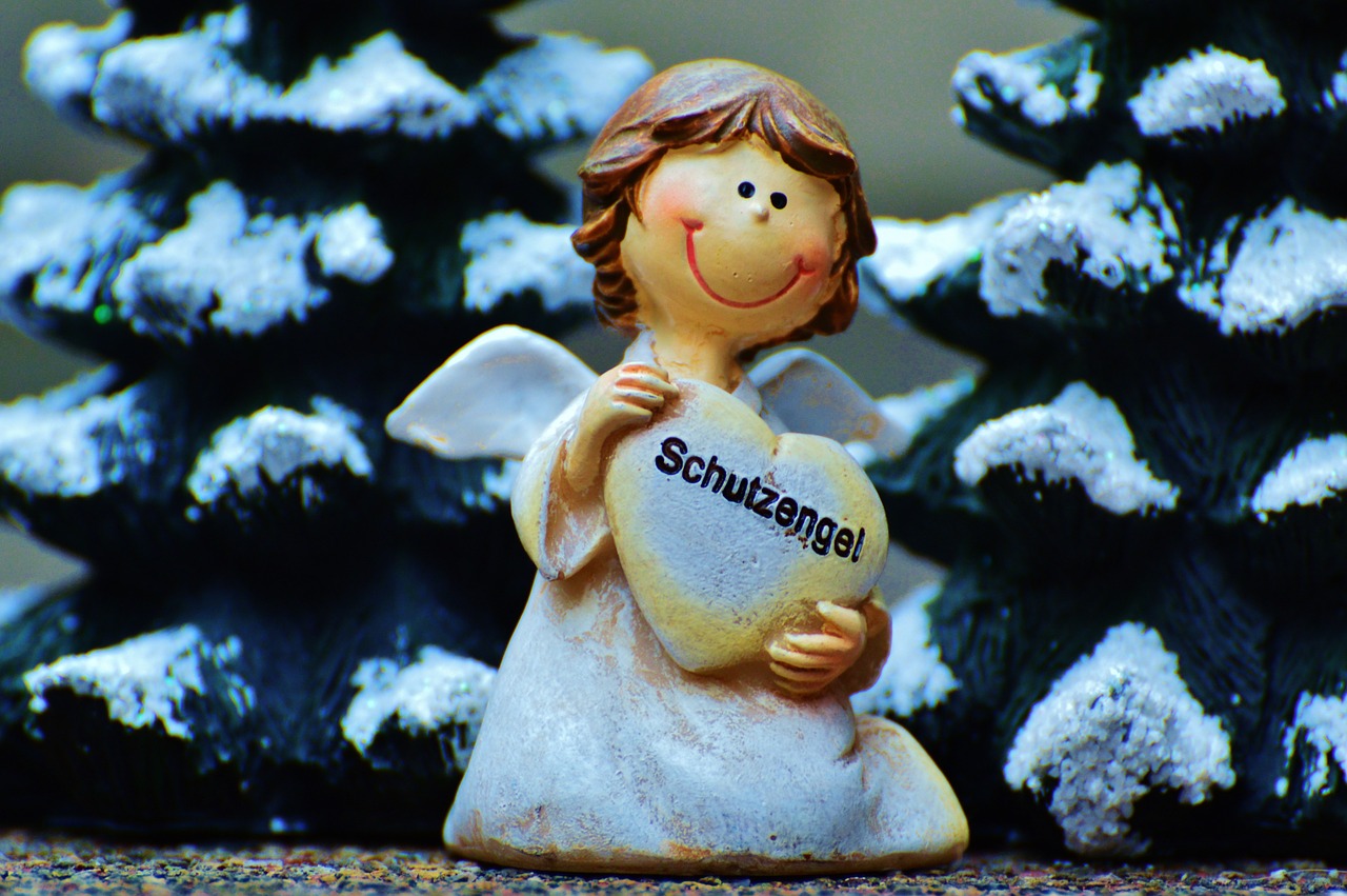 guardian angel firs winter free photo