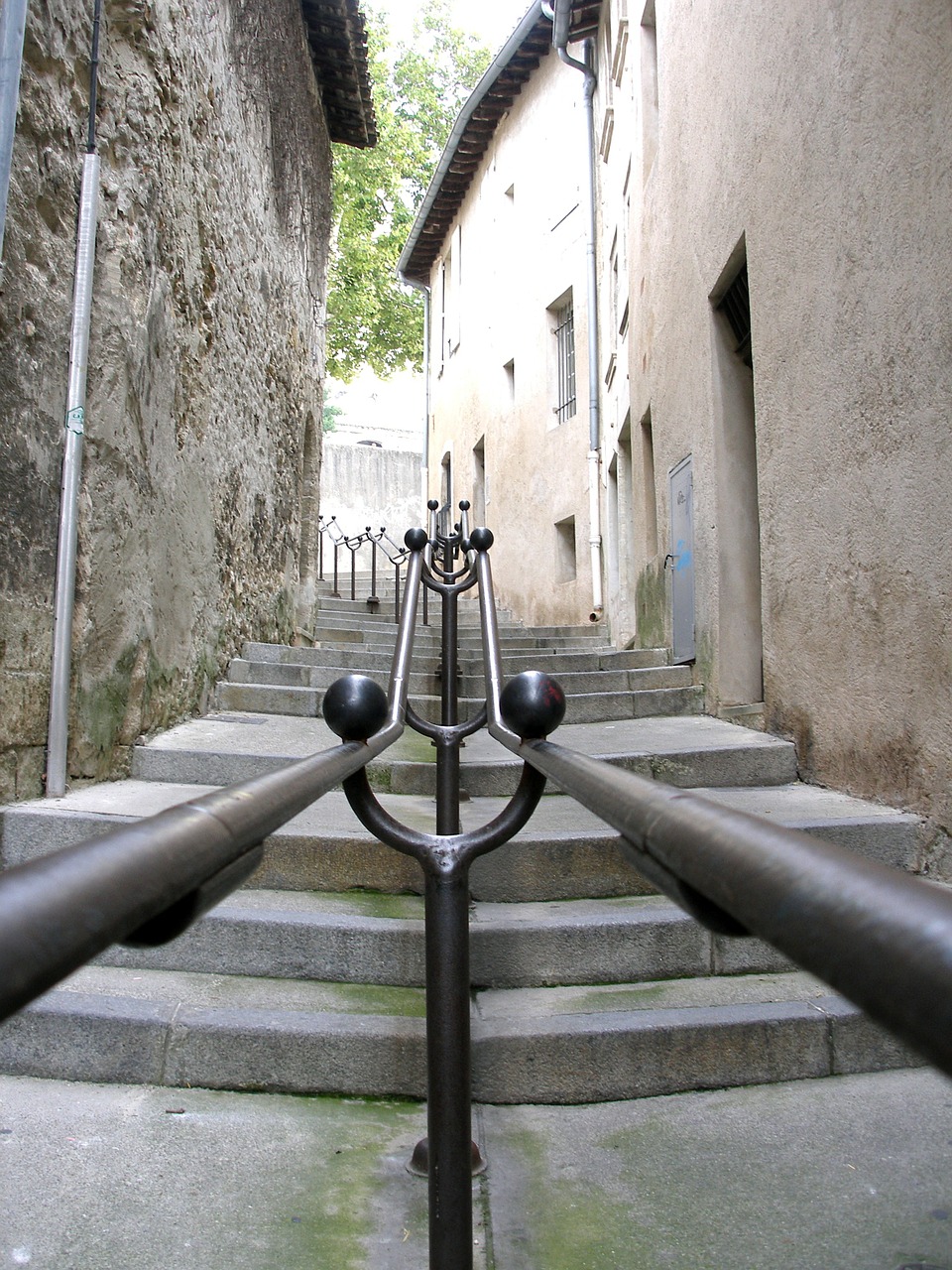 guardrail street france free photo