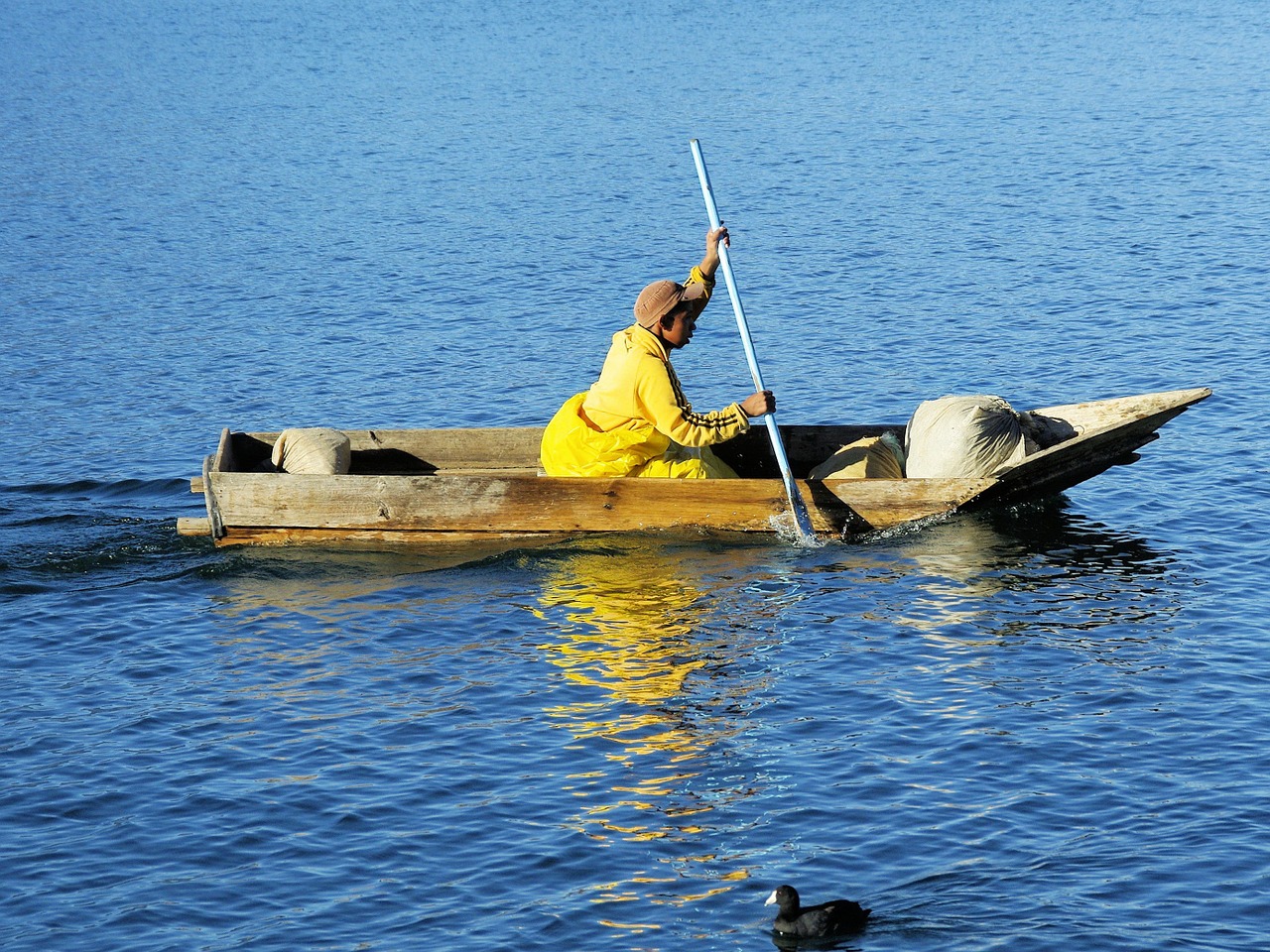 guatemala atitlan boat free photo
