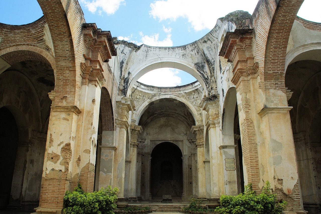 guatemala antigua cathedral free photo