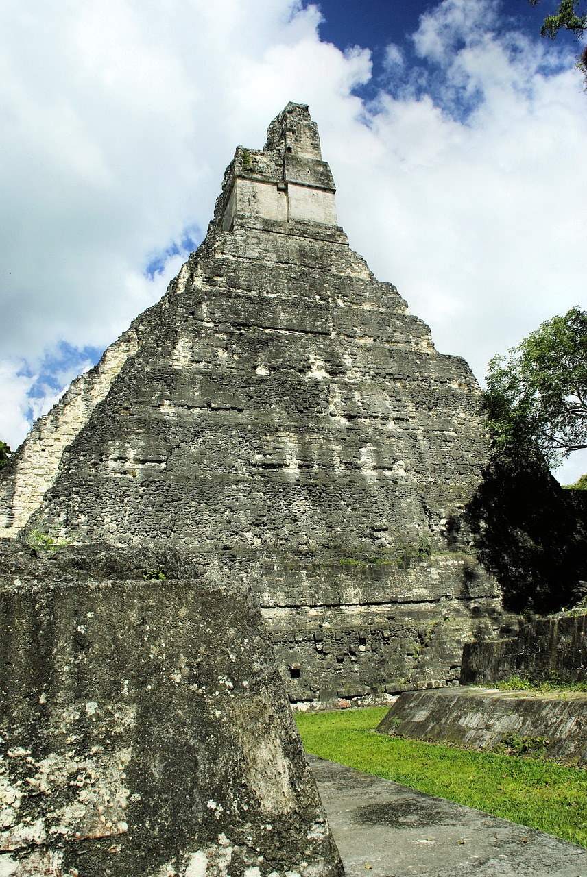 guatemala tikal great pyramid free photo