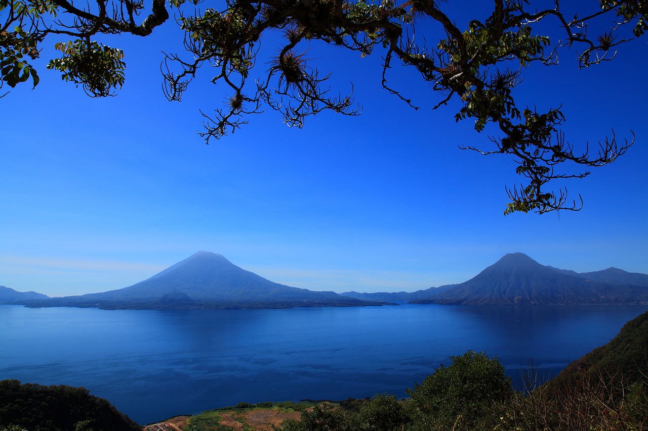 guatemala lake central america free photo