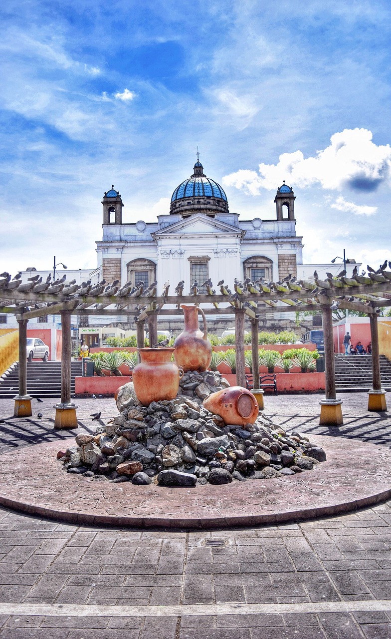 guatemala cathedral park free photo