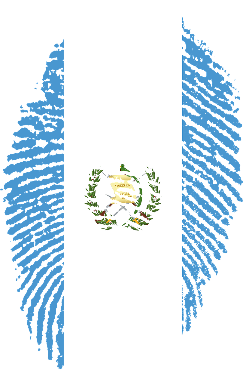 guatemala flag fingerprint free photo