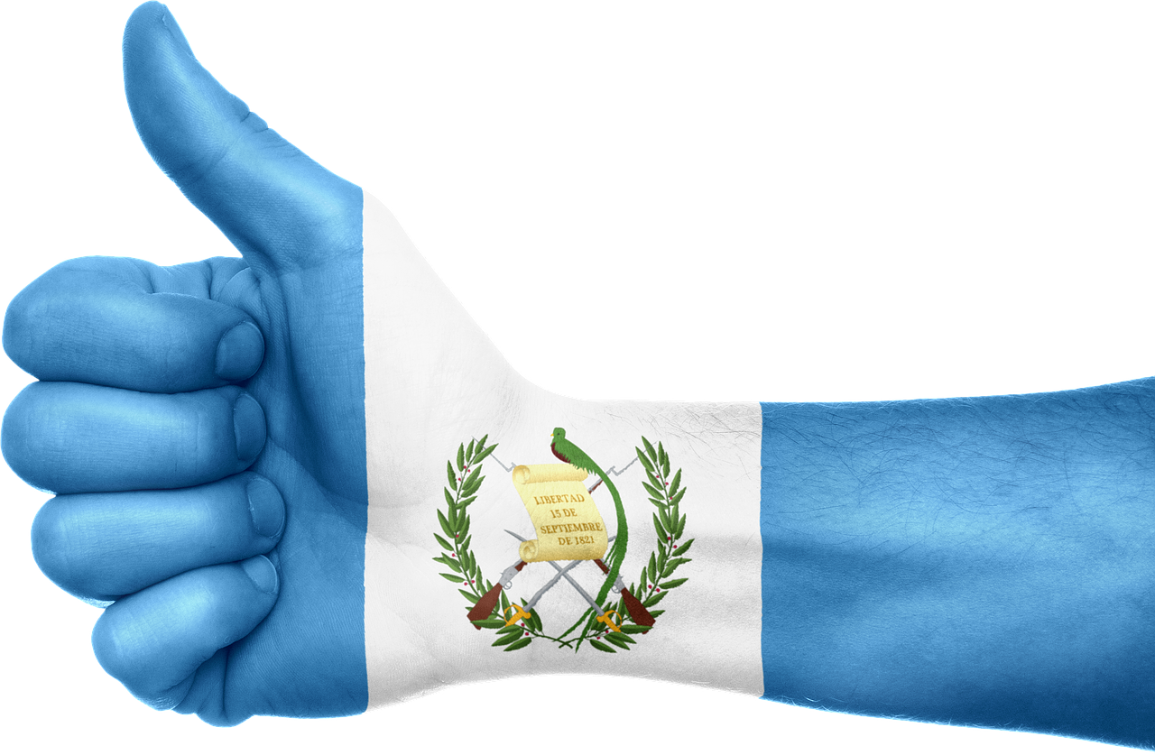 guatemala flag hand free photo