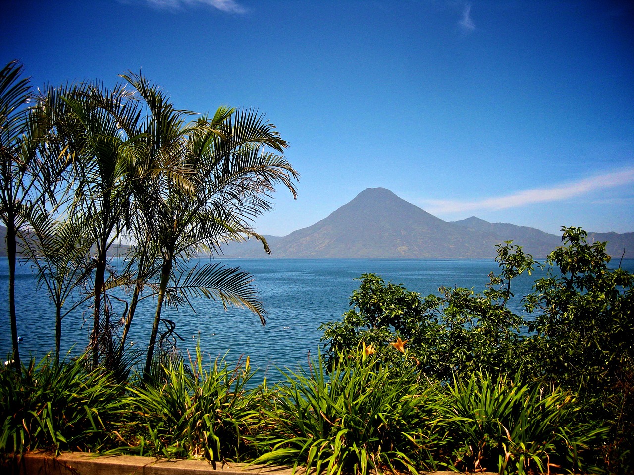 guatemala volcano lake free photo