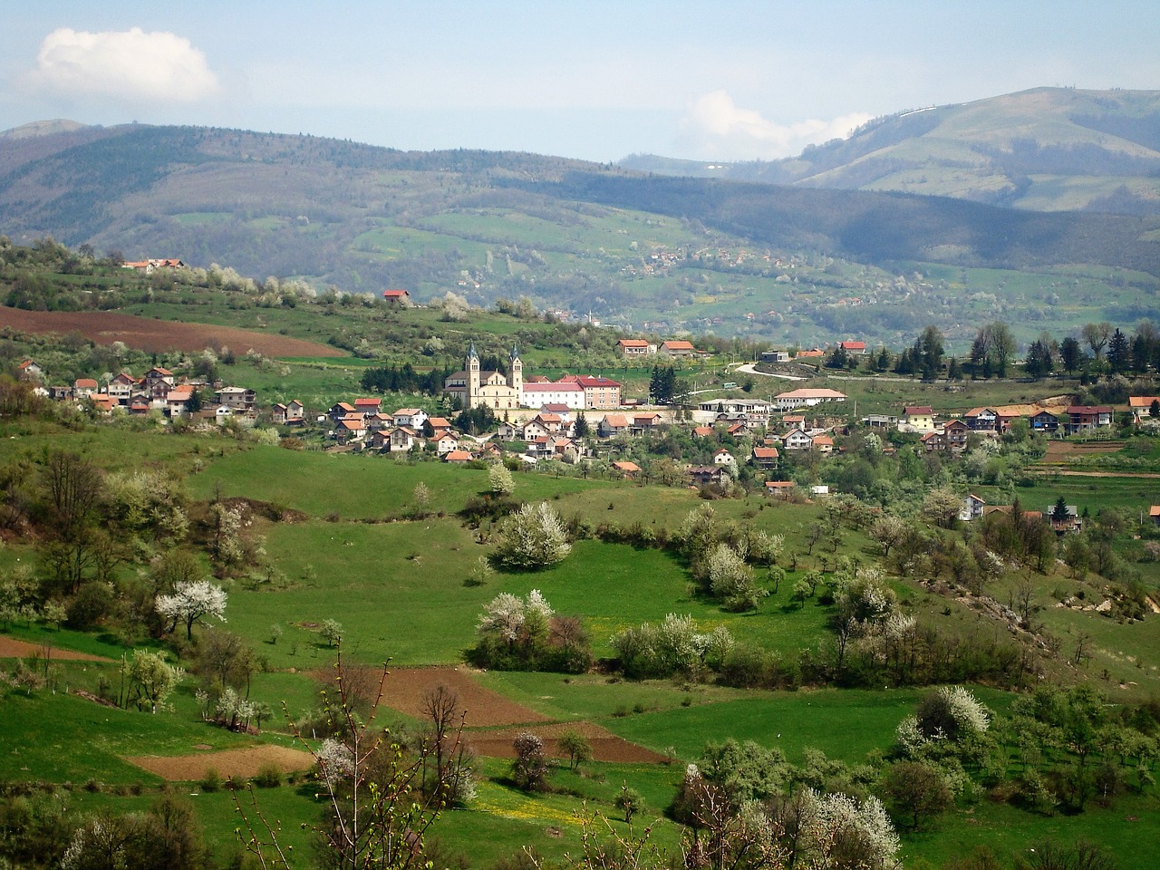 guča gora bosna panorama free photo