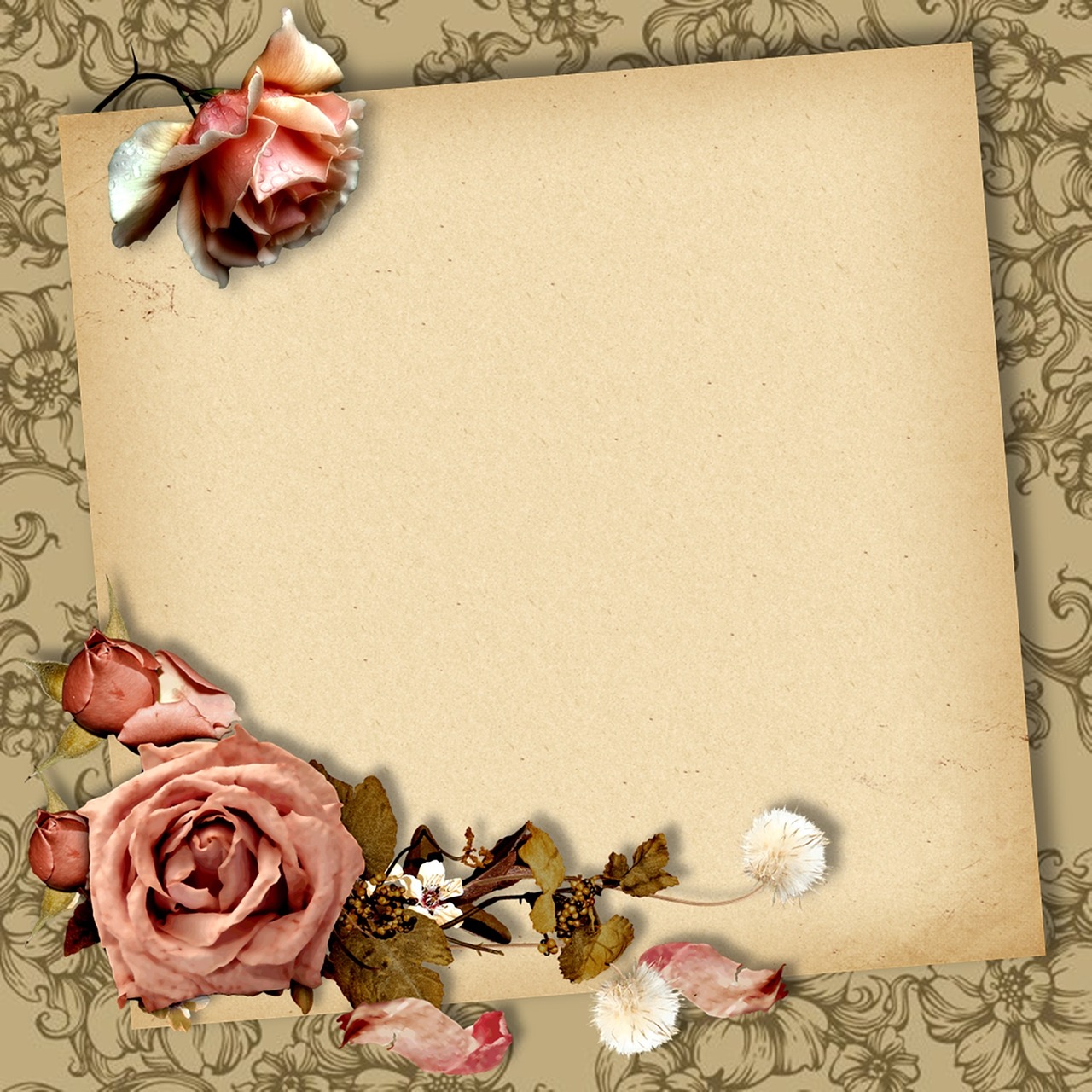 guestbook romantic roses free photo
