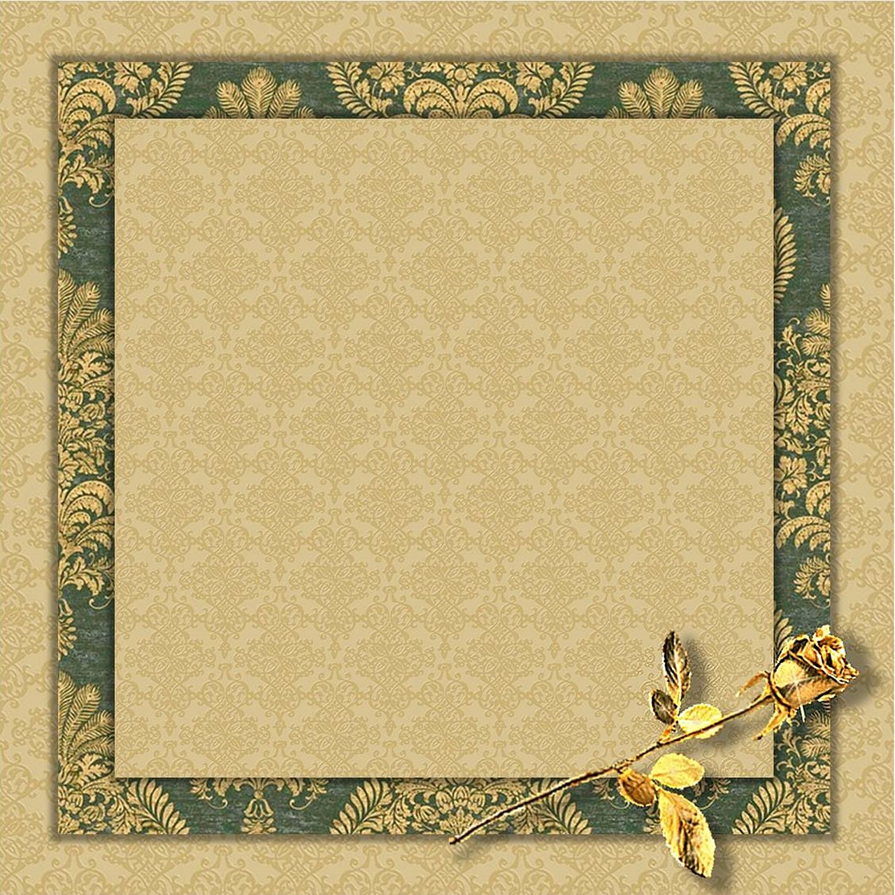 guestbook background green gold free photo