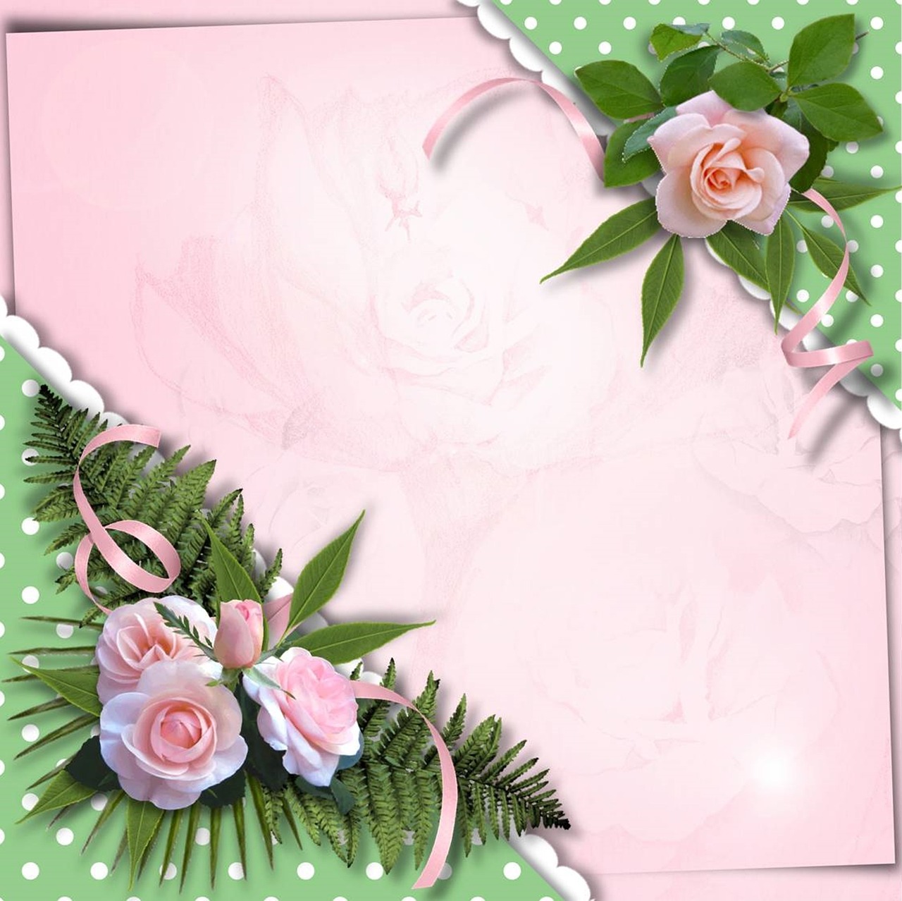 guestbook background roses free photo