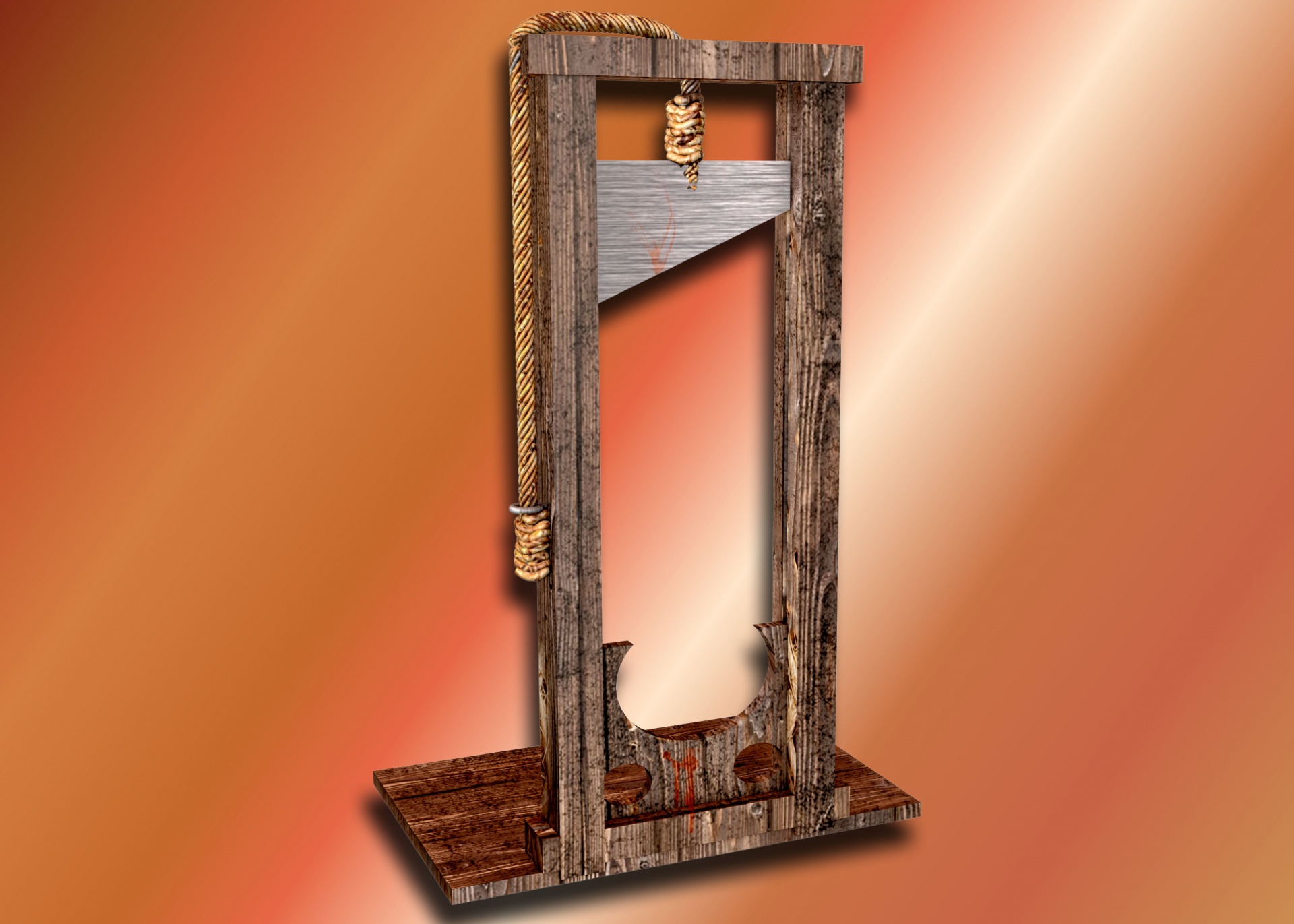 guillotine death penalty torture free photo