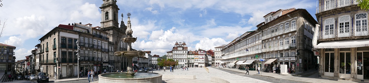 guimarães portugal panorama free photo