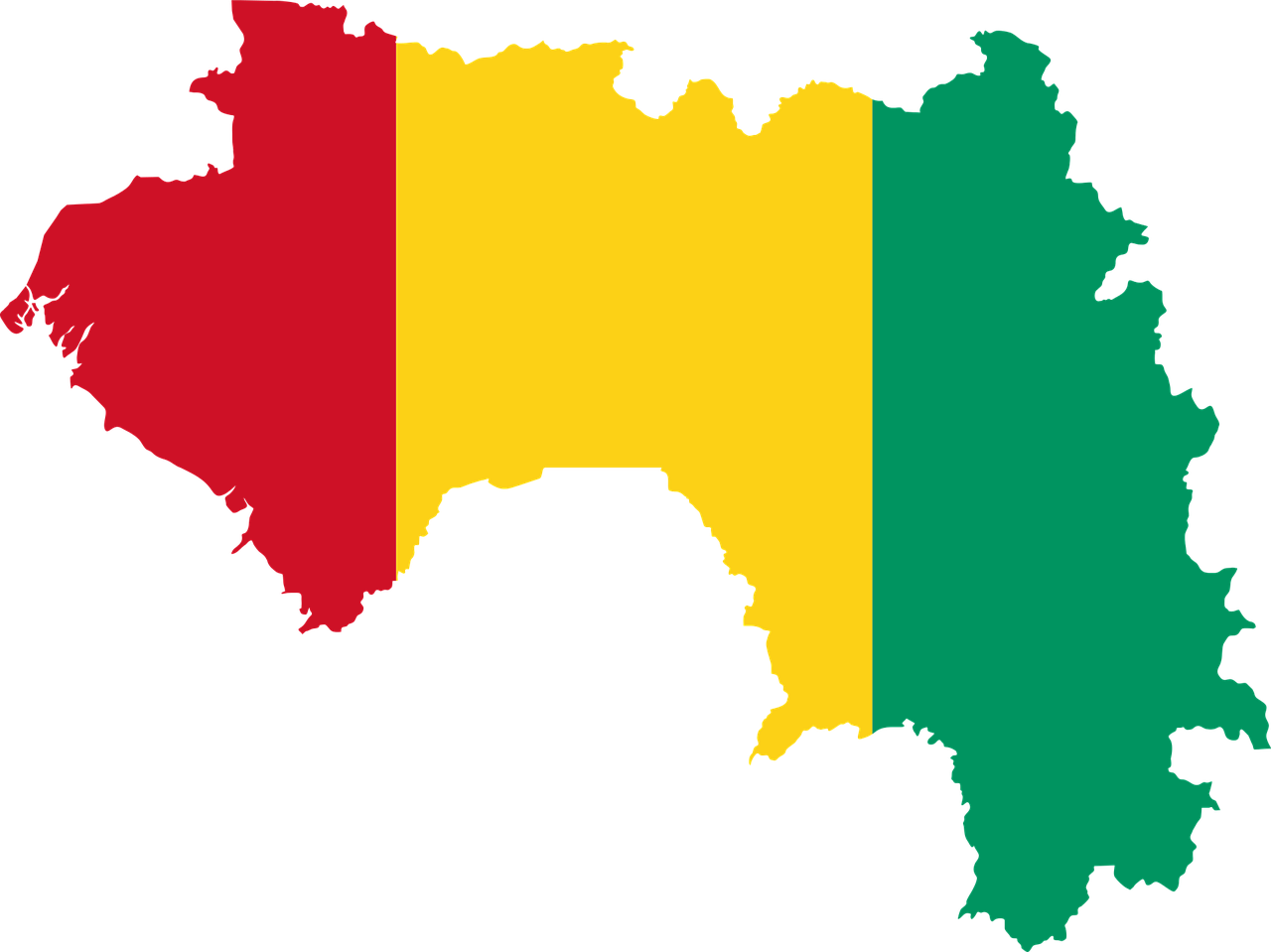 guinea flag map free photo