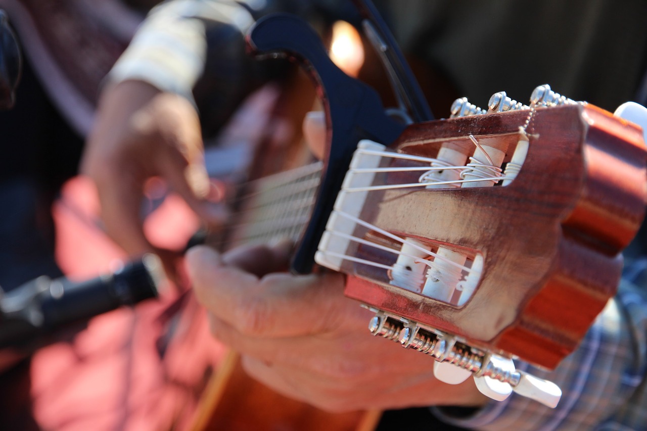 guitar music playing guitar free photo