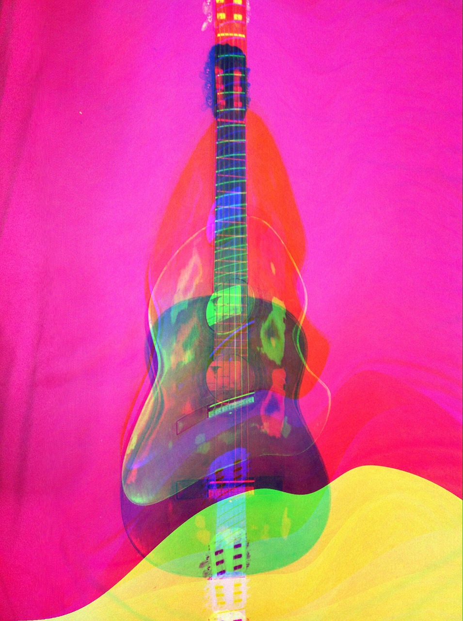 guitar music art free photo