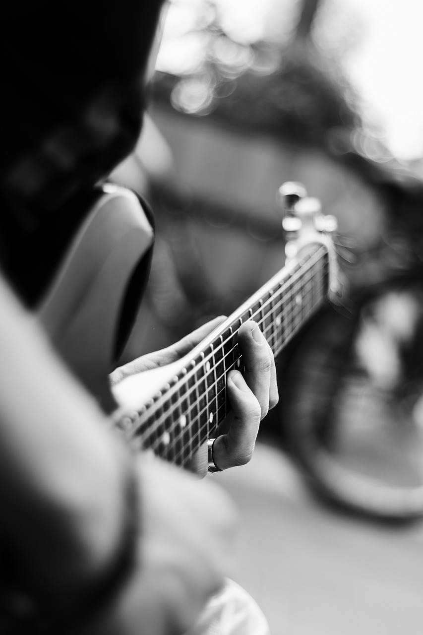 guitar guitarist instrument free photo