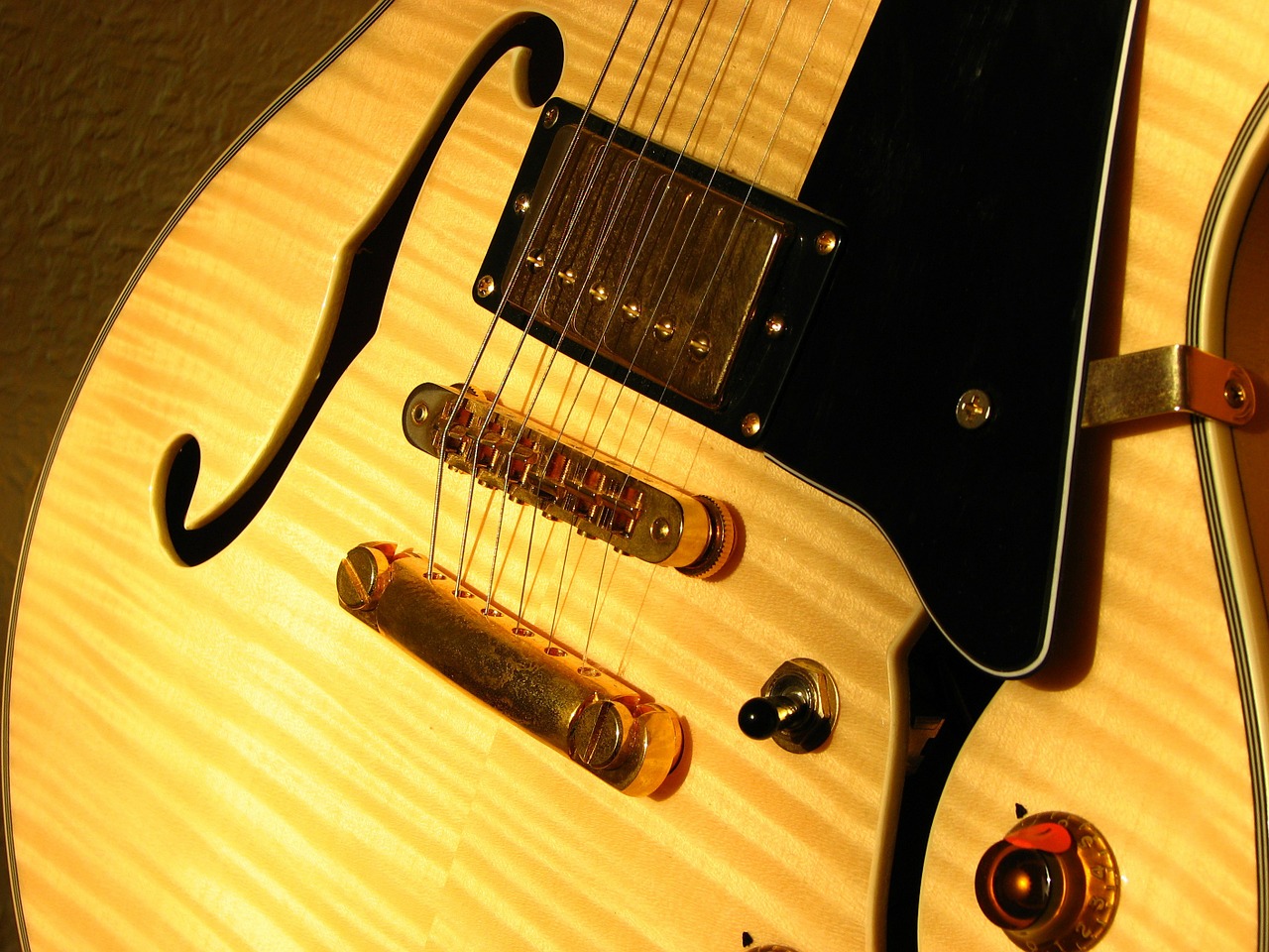 guitar sonar f-hole free photo