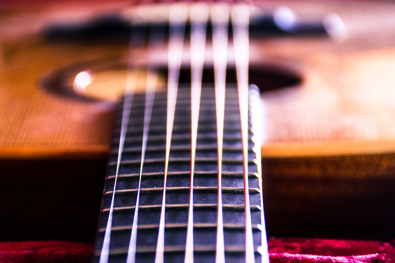 guitar strings instrument free photo