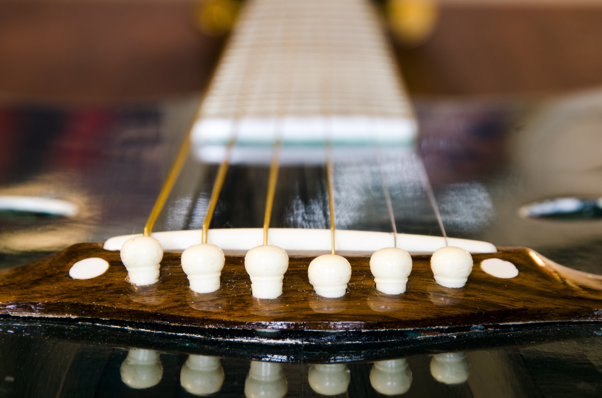 guitar bridge strings free photo